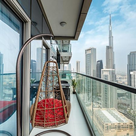 Aliving Luxe 2Br With Burj Khalifa View Infinity Pool Midtown-4704 Apartman Dubaj Kültér fotó