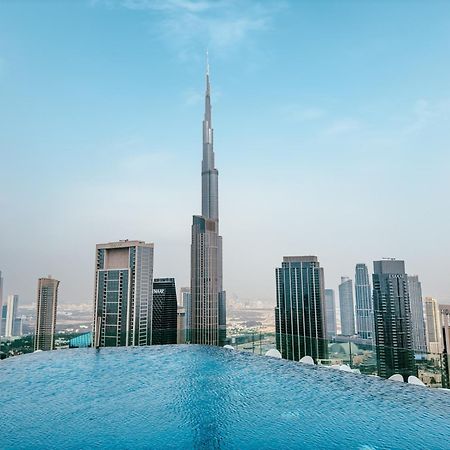 Aliving Luxe 2Br With Burj Khalifa View Infinity Pool Midtown-4704 Apartman Dubaj Kültér fotó