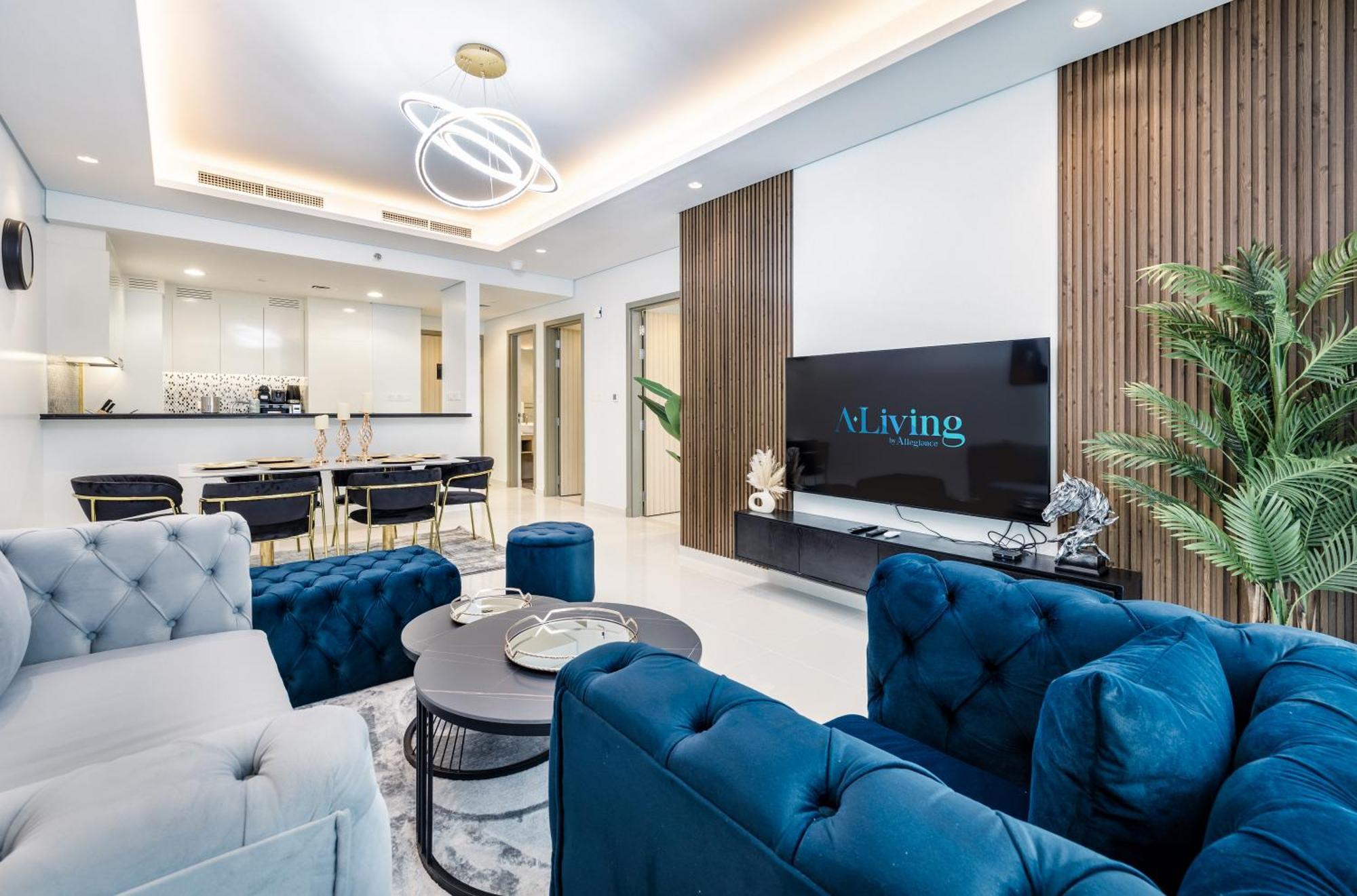 Aliving Luxe 2Br With Burj Khalifa View Infinity Pool Midtown-4704 Apartman Dubaj Kültér fotó
